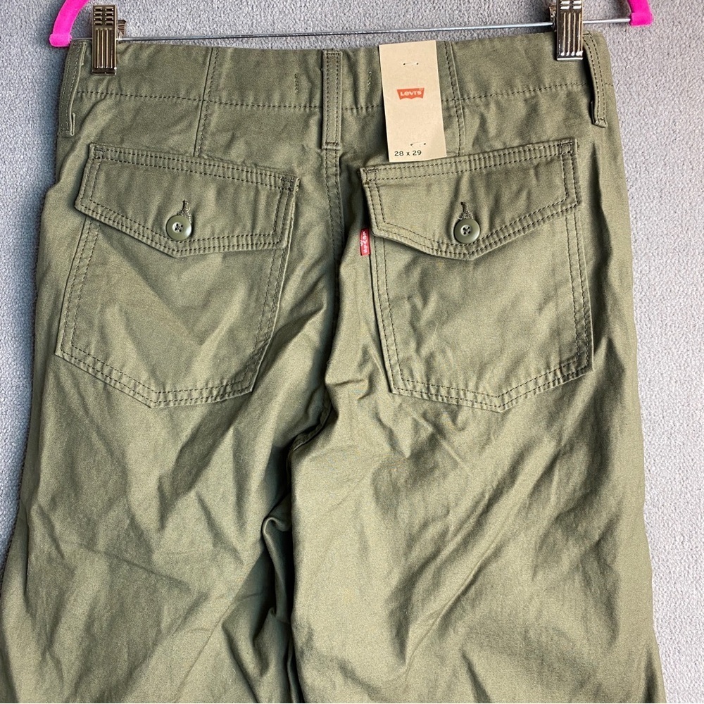 Levi’s Ribcage utility wide leg pants size 28X29 - Picture 6 of 10